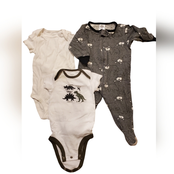 Gerber Other - Baby Dino Onesies and Pajamas Set